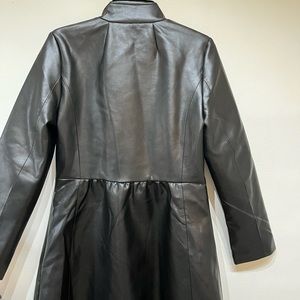 Black leather jacket